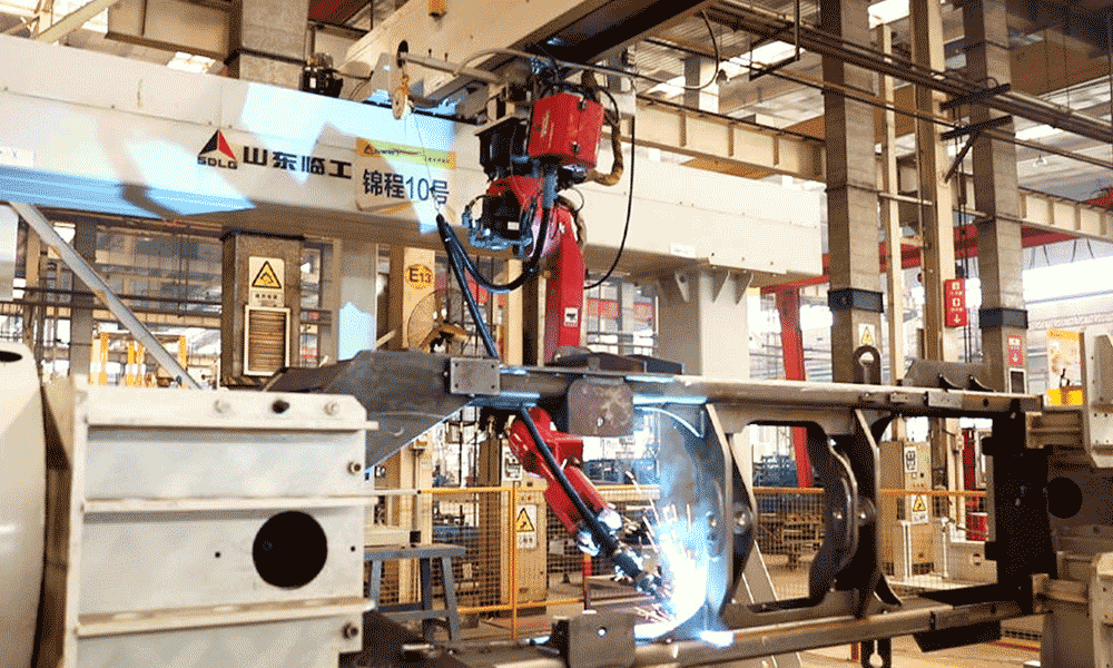 Industrial Robotic Intelligent Welding System f...