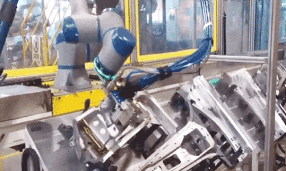 Welding and gluing of automotive body parts
